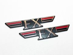 ゼファー400/χ/750 カワサキ純正 三又エンブレム 取付セット フォーク