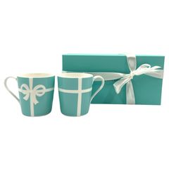 Tiffany & Co. ブルーボウ マグカップ ペアセット新品未使用 - メルカリ
