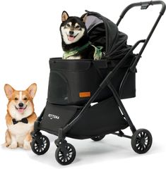 日本企業】 SAMONIC ペットカート 犬 分離型 ワンタッチ折畳 分離型