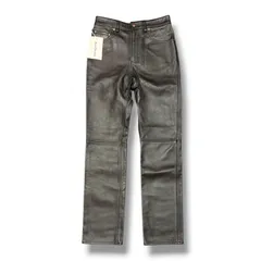 参考上代184800円 未使用 ACNE STUDIOS レザートラウザーズ 革パンツ アクネストゥディオス FN-WN-TROU001045 ブラック 36 （18679M）のサムネイル