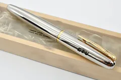 TOMBOW トンボ鉛筆 水性ボールペン ZOOM 909bw クラシック シルバー 銀 筆記具 木箱付のサムネイル