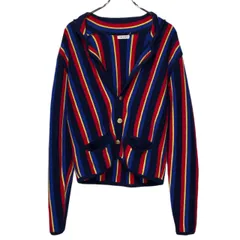 MILKBOY 金ボタンストライプニットジャケット カーディガン トップス Archive 90s ミルクボーイ メンズ レディースのサムネイル