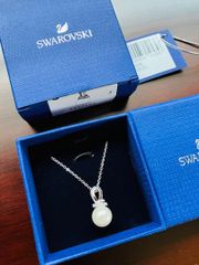 スワロフスキー SWAROVSKI しずく／雫 クリスタルチェーンネックレス 