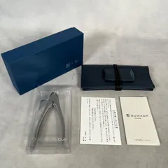 【管2607-144】SUWADA ネイルニッパー 本革ケース付き 動作未確認 現状渡しのサムネイル