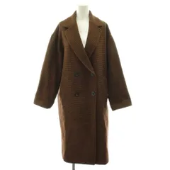 レイビームス Ray Beams 22AW チェスターコート ロング 千鳥柄 ダブル アウター 0 茶 ブラウン 61-19-0037-462 /ANのサムネイル