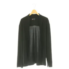 ミッシェルクランオム M.K HOMME カーディガン 長袖 ストライプ 46 黒 ブラック /CX ■MAのサムネイル