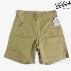 【 メンズ M 】未使用 定価28,600円 WOOLRICH ウールリッチ ブッシュショーツ 高耐久素材 ハーフパンツ ブッシュポケット 日本製 W0SH0112Kのサムネイル