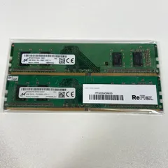 【中古】Micron 4GB 2枚(計8GB) DDR4-2666 デスクトップ用メモリ MTA4ATF51264AZ-2G6E1のサムネイル