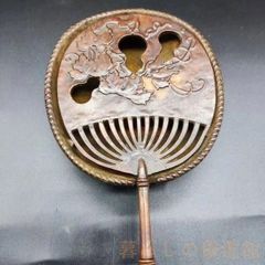 대나무 뚜껑 향로 구리제 향도구 공예품 미술품 입상 zw427