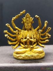 【財神】ジャンバラ・宝蔵神 ブロンズ像 15cm 風水 チベット仏教 金運 財神】ジャンバラ・宝蔵神 ブロンズ像 15cm 風水 チベット仏教 金運