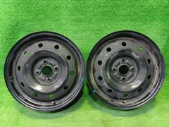 スズキ SUZUKI 純正 スイフト 2本 ホイール スチール クロ 15インチ 5J