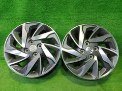 スズキ SUZUKI 純正 スペーシア  2本 ホイール アルミ ガンメタポリッシュ 15インチ 4.5J 4穴 2本 100 +45 43210-81M60-QQ5のサムネイル