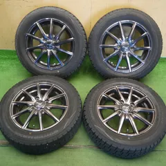 バリ溝！キレイ！9.5分◎スタッドレス 165/65R14 ダンロップ ウインターマックス WM02 Euro-S Stream MiD 14インチ ハスラー ルーミー タンク 等 PCD100/4H◎6071403Hスのサムネイル