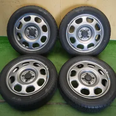 バリ溝！24年！9.5分◎スズキ ハスラー 純正 スチール 165/60R15 ブリヂストン NEWNO ニューノ 15インチ PCD100/4H◎6071307Hノのサムネイル
