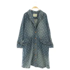 フランシュリッペ franche lippee デニムコート チェスター アウター ドット刺繍 M インディゴ 白 ホワイト /CX ■OSのサムネイル