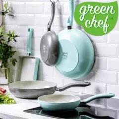 greenchef フライパン 20cm 深型 ミントグリーンのサムネイル