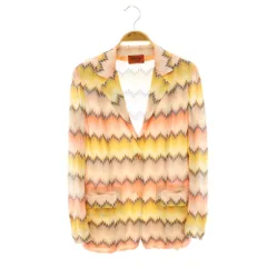 ミッソーニ MISSONI 柄 ジャケット アウター テーラード ピンク マルチカラー /NR ■OSのサムネイル
