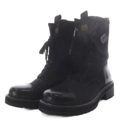 ジースターロウ G-Star RAW Minor Zip Boots High サイドジップ デニム ブーツ ショート 37 ブラック /YO27 ■ADのサムネイル