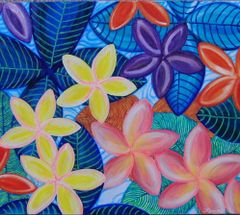 ≪国美協≫、佐藤めみ、『ノースポール』、油彩画、F6号：40,9×31,8cm