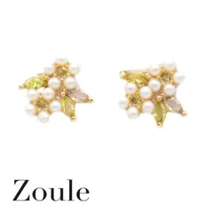 ピアス zoule ゾーラ jewel flower letter9 プルメリア ピアス PL26411 2607 gargle ガーグルのサムネイル