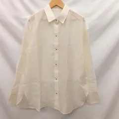 NOLLEY'S sophi ノーリーズソフィー シアーローン2WAYシャツ ホワイト 36（M相当）〇□・□〇☆のサムネイル