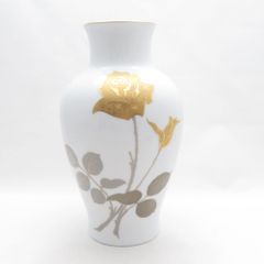 Herend ヘレンド ミルフルール 花瓶 高さ約19cm 美品 金彩 小花 - メルカリ