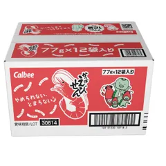 カルビー かっぱえびせん 77g x 12個入 大容量 全国送料無料※一部除くのサムネイル