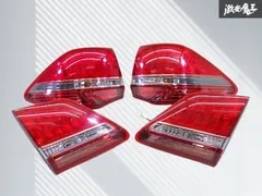 【点灯OK！】トヨタ 純正 GRS200 200系 クラウン 前期 テールライト テールランプ レンズ 左右 セット 刻印 R ICHIKOH 30-346 30-349 棚のサムネイル