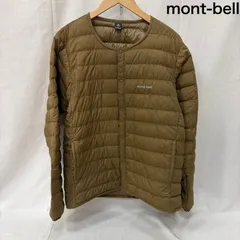 モンベル スペリオダウン ラウンドネックジャケット M Beige 1101666 ノーカラー メンズ M ISItems【USED】【古着】【中古】50163914のサムネイル