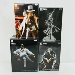 【未開封】 ワンピース CREATOR × CREATOR  ルッチ ゾロ クロコダイル レイリー フィギュア 4個 まとめ セット / ONE PIECE 造形師 × 写真家 特別カラー ver. FILM GOLDのサムネイル