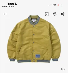 thisisneverthat サテン スタジャン ゴールドのサムネイル
