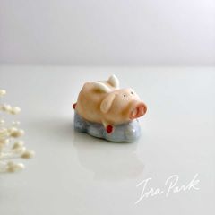 お店屋さんフェーブ フェーヴ フランス 陶器 ミニチュア - メルカリ
