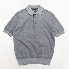 Cifonelli チフォネリ ニットポロ トップス ポロシャツ コットン グレー イタリア製 メンズ 48 b02398 Cifonelli チフォネリ ニットポロ トップス ポロシャツ コットン
