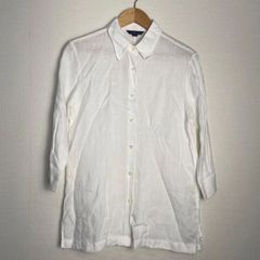 美品 バーバリーロンドン ホースロゴ刺繍 シャドーストライプ シャツ 