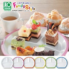 新品 福井クラフト half round plate ラウンドワンプレート【ワンプレート 皿 仕切り 食器 デザートプレート ランチプレート 丸皿 プレート 小分け キッズ 食洗機対応 レンジOK 軽い シンプル 日本製】 ピンク