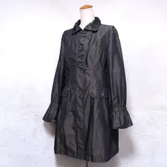 軽やか上品◎EVEX byKRIZIA クリッツァ ※ベルトなし 光沢コート 40 こげ茶 春秋 /250404004のサムネイル