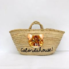 THE BAGMATIA 柴犬刺繍カゴバック - メルカリ
