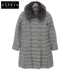 UNITED ARROWS　ユナイテッドアローズ　レッキスファー Aライン ダウンコート レディース グレー 36　36のサムネイル