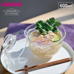 新品 ハリオ ガラスのある生活 ガラスの丼鉢 600ml HARIO GXD-600【どんぶり 鉢 ガラス 食器 蓋付き 丼 耐熱ガラス 電子レンジ 食洗機対応 日本製】のサムネイル
