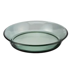 新品 ハリオ カラーズ リム付きプレート HARIO COLORS【皿 パスタ皿 中皿 食器 耐熱ガラス 電子レンジ対応 食洗機対応】 グリーンのサムネイル