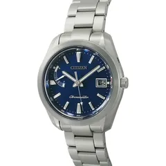シチズン CITIZEN ザ・シチズン エコドライブ メンズ SS ソーラー ブルー文字盤 新品 AQ1050-50Lのサムネイル
