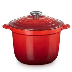 신품 루크루제 코콧·에브리 20 LE CREUSE COCOTTE EVERY[양손 냄비 냄비 냄비 주물 냄비 가스 불 IH 대응 오븐 튀김 조림 심형] 체리 레드