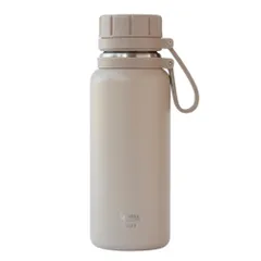 新品 リバーズ バキュームフラスクスタウト2-500 RIVERS【水筒 ステンレスボトル マグボトル 500ml 直飲み 保温 保冷 持ち運び アウトドア】 ベージュのサムネイル