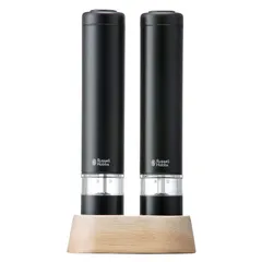 新品 ラッセルホブス 電動ミル ソルトアンドペッパー ミニ Russell Hobbs 7933JP【ソルト ペッパー セット 塩 胡椒 ミル ソルトミル ペッパーミル スパイスミル 胡椒挽き セラミック刃】 ブラックのサムネイル