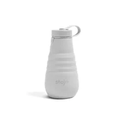 新品 ストージョ ボトル stojo BOTTLE 590ml 20oz【水筒 シリコンボトル 折りたたみ 直飲み 常温 コンパクト 蓋付きタンブラー 食洗機対応 電子レンジ対応 BPA フリー】 カシミアのサムネイル