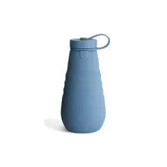 新品 ストージョ ボトル stojo BOTTLE 590ml 20oz【水筒 シリコンボトル 折りたたみ 直飲み 常温 コンパクト 蓋付きタンブラー 食洗機対応 電子レンジ対応 BPA フリー】 スティールのサムネイル