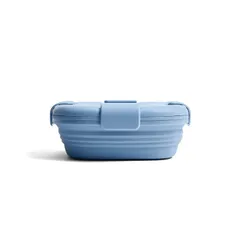 新品 ストージョ ボックス stojo BOX 700ml 24oz【折り畳み 弁当箱 フードコンテナ フードボックス 折りたたみ ランチボックス シリコン 食洗機対応 電子レンジOK】 STEELのサムネイル