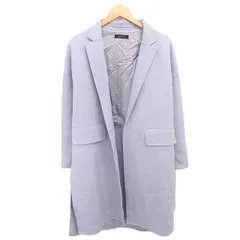 スタニングルアー STUNNING LURE チェスターコート アウター トッパー ロング ウール 1 ライトブルー 青 /TT ■GY99のサムネイル