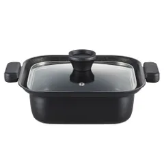 新品 囲 IH対応角型卓上鍋 20cm KK-20W タマハシ【しゃぶしゃぶ すき焼き 水炊き ガス火 IH200V対応】のサムネイル