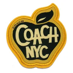 【新品】コーチ 小物 雑貨 COACH キャンバス 刺繍 ワッペン シール イエロー系×マルチカラー ノベルティ 非売品 アウトレット レディース メンズ 【メール便対応(ネコポス)】【代引き不可】のサムネイル